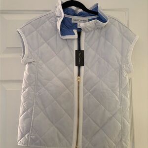 Sara Campbell Light Blue Quilted Vest